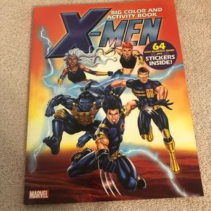 2005 X-Men Big Color & Activity Book Plus Stickers Unused First Edition HTF